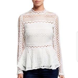 Endless Rose Crochet lace top sz Med